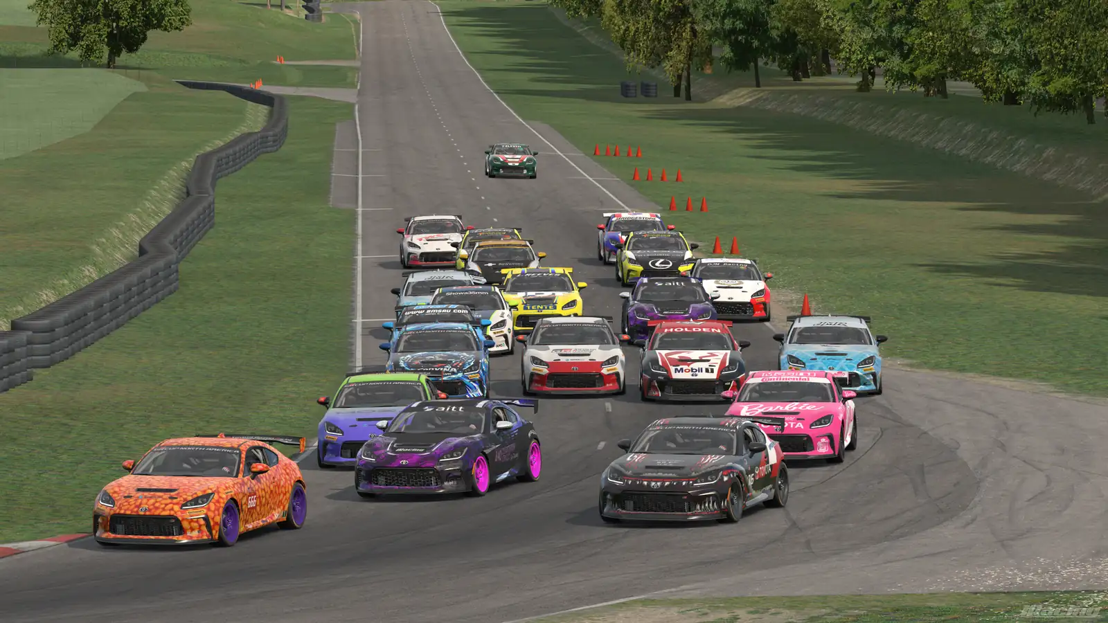 GR86 Cup grid at Road America